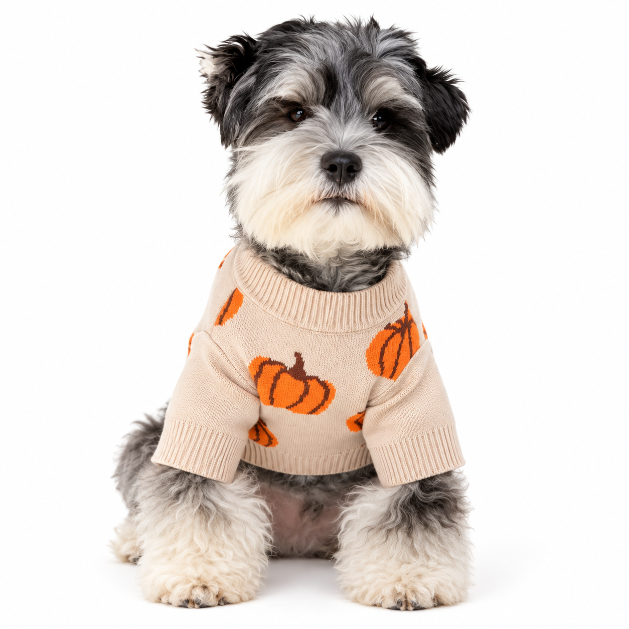 Gebreide hondentrui 'Ruffy Pumpkin Patch'
