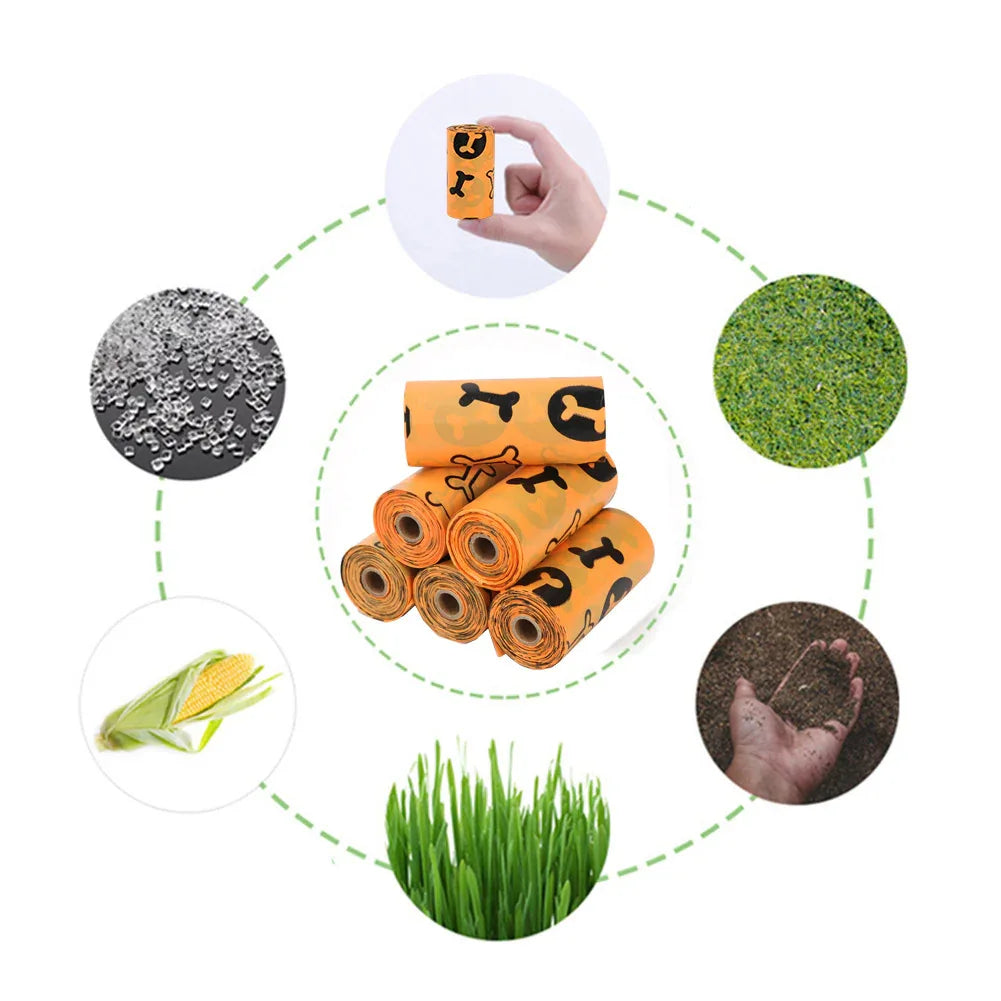 Eco-vriendelijke Biologisch Afbreekbare Poepzakjes - Ruffy