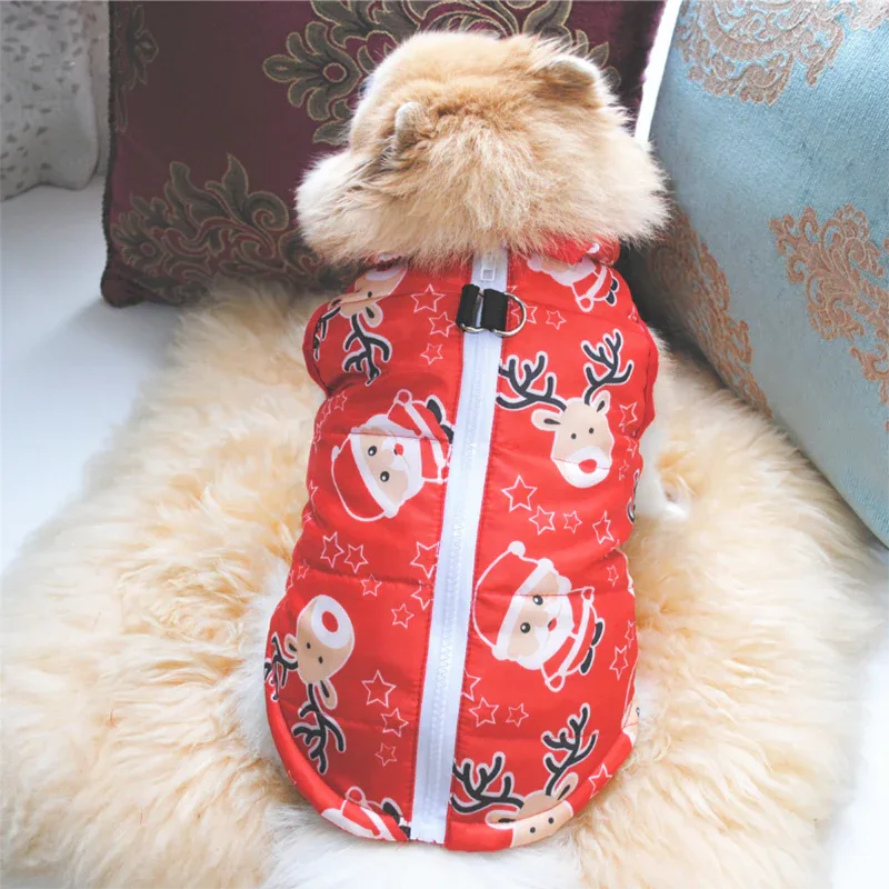Warme Winterjas Voor Kleine Honden Met Print - Ruffy