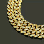 Hondenketting Halsband Nep Diamanten Cubaanse - Ruffy