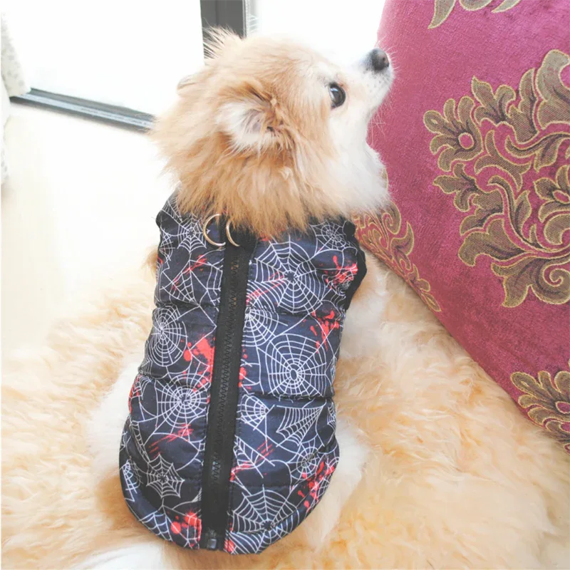 Warme Winterjas Voor Kleine Honden Met Print - Ruffy