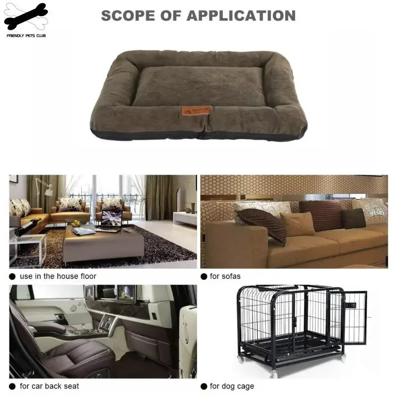 Duurzaam Hondenbed Met Dikke Demping – Perfect Voor Gewrichtsontlasting - Ruffy