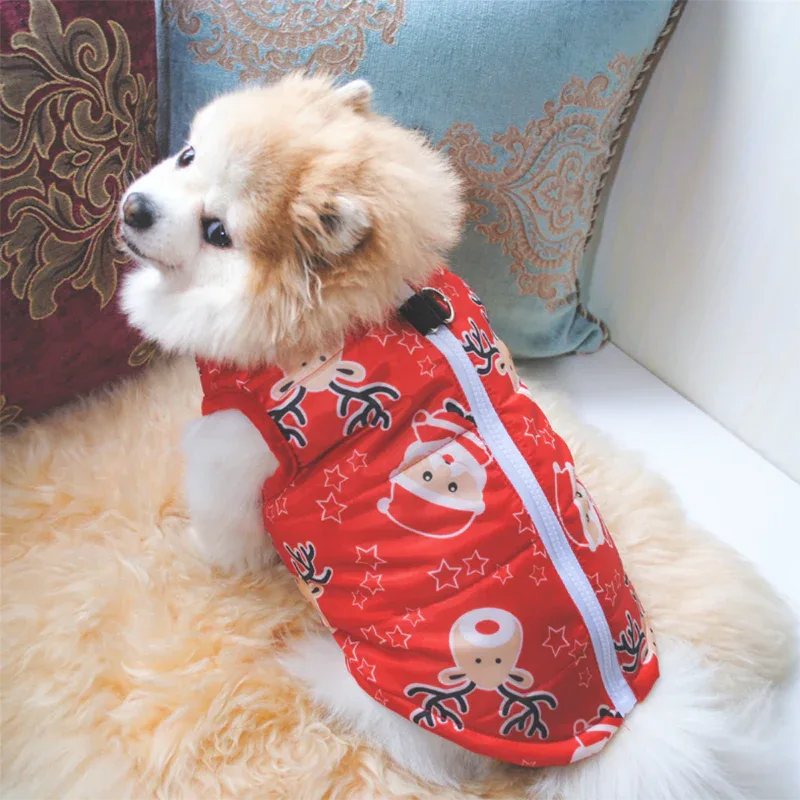 Warme Winterjas Voor Kleine Honden Met Print - Ruffy