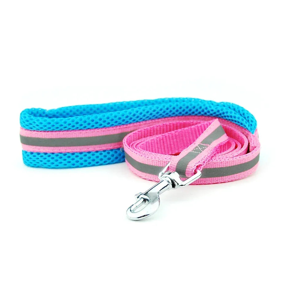 Reflecterend Ademend Mesh Harnas Voor Kleine Honden Veiligheid Comfort Verstelbaar Nylon Zinken Legering Haak - Ruffy