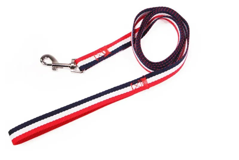 Hondentuig Leiband Set Zachte Marine Schipper Stijl - Ruffy