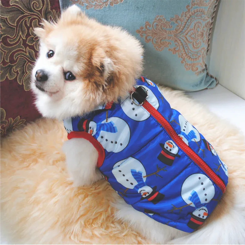 Warme Winterjas Voor Kleine Honden Met Print - Ruffy