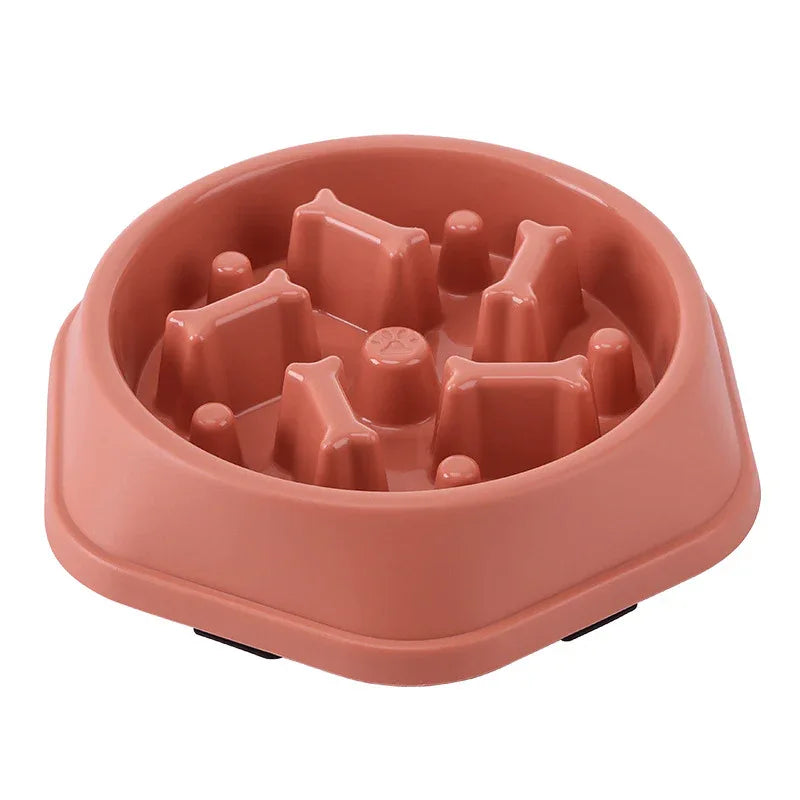Anti-Schrok Langzame Voerbak voor Honden Duurzaam en Antislip in Speelse Designs - Ruffy