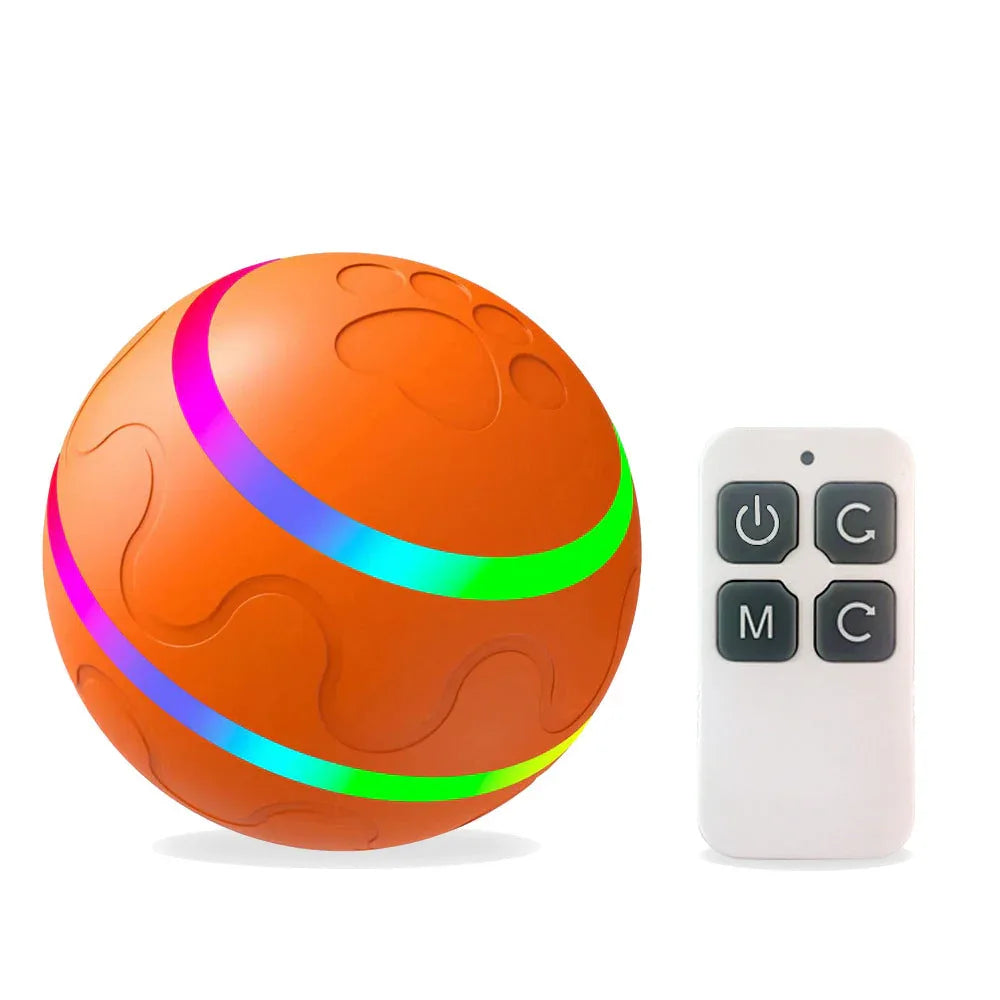 Actieve Rollende Hondenspeelbal | Zelfbewegende Interactieve Bal | Lange Batterijduur - Ruffy