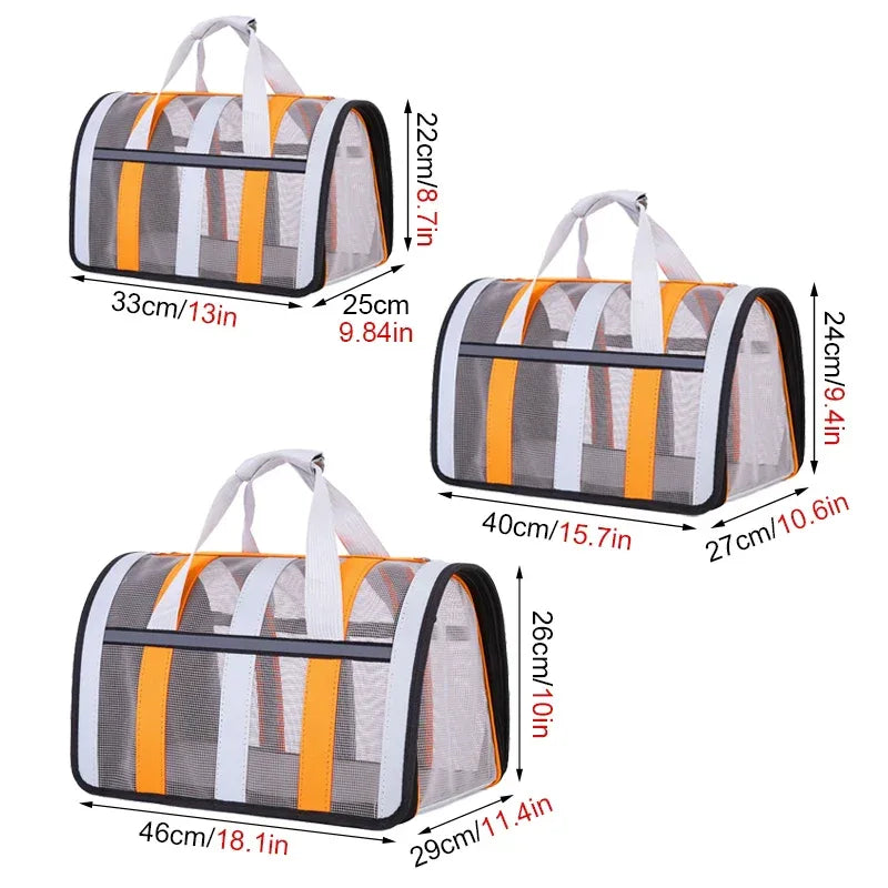 Reis in comfort en stijl met onze milieuvriendelijke, ademende pet carrier - Ruffy