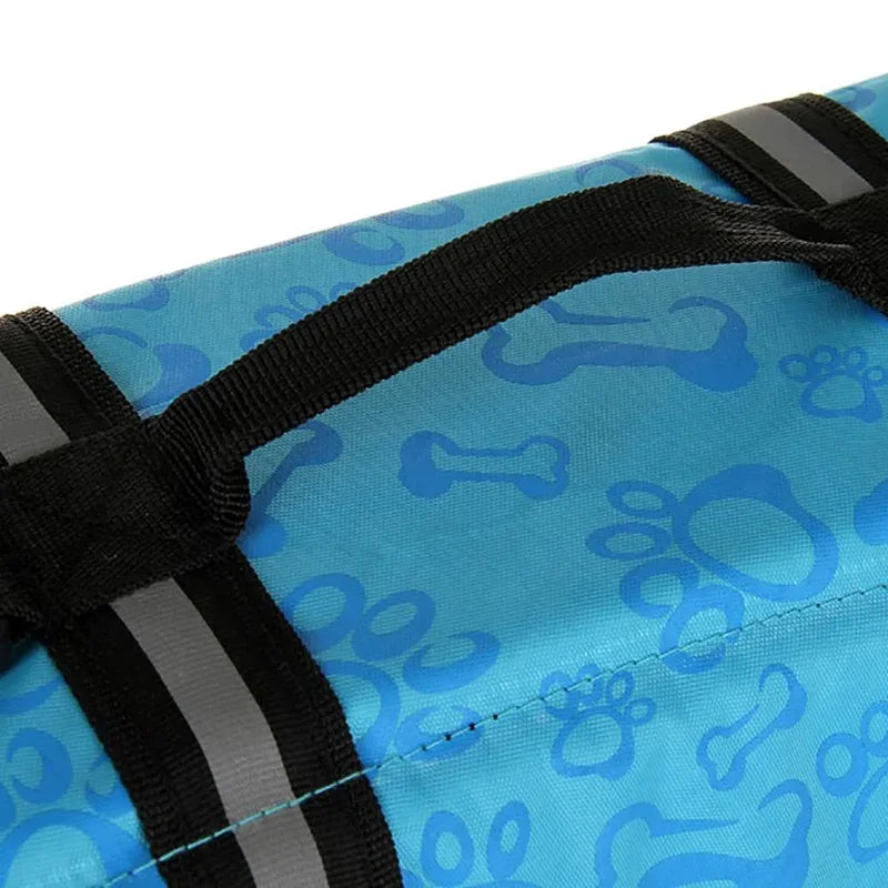 Reflecterend hondenreddingsvest, ademend gaas, duurzaam polyester met veilige pasvorm voor wateravonturen - Ruffy
