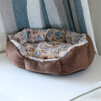 Ultra Zacht Hondenbed Antislip 100% Katoen Lichtgewicht Afwasbaar 37x32cm - Ruffy