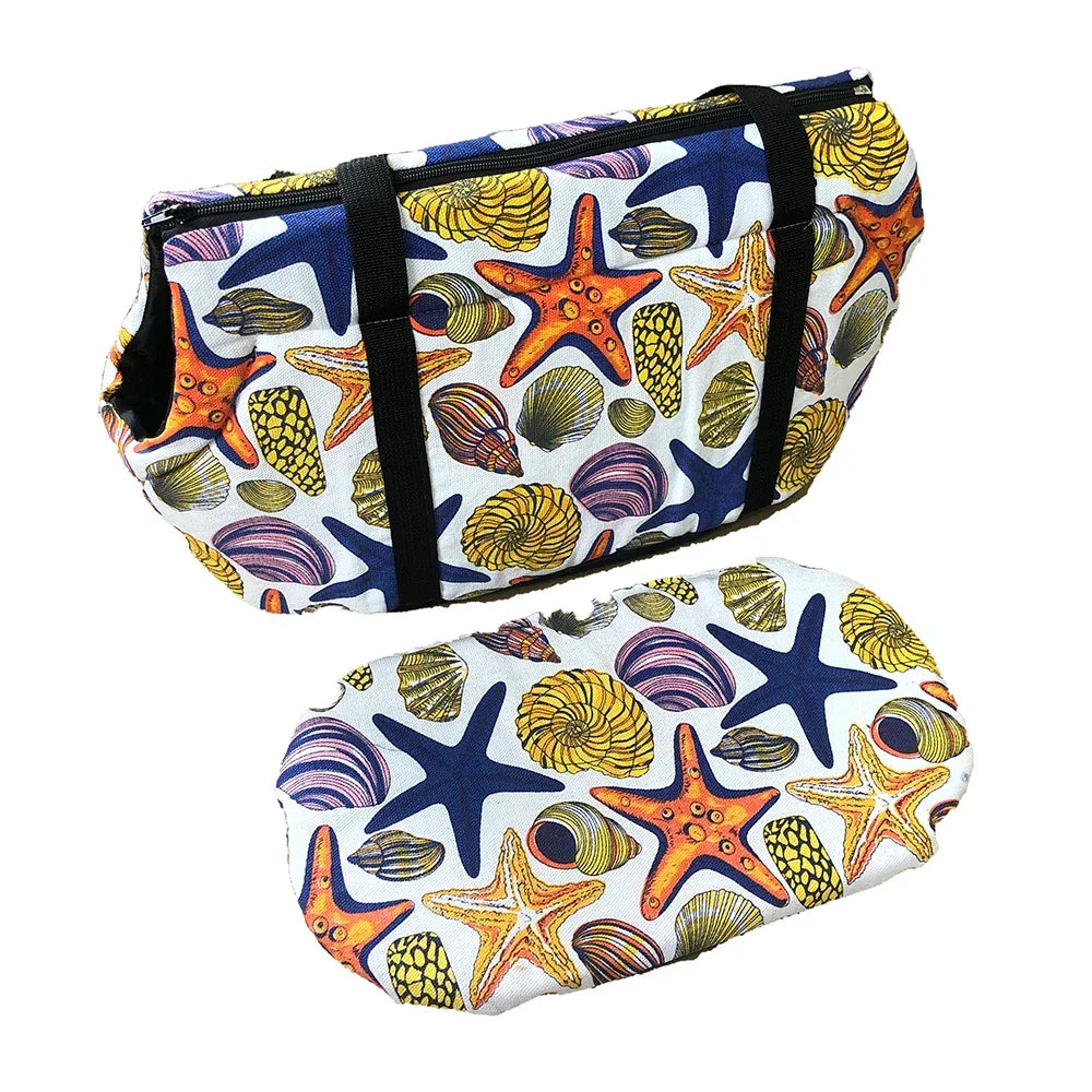 Stijlvolle Hondendraagtas met Duurzaam Polyester Lichtgewicht Ontwerp Verkrijgbaar in Meerdere Maten en Prints - Ruffy