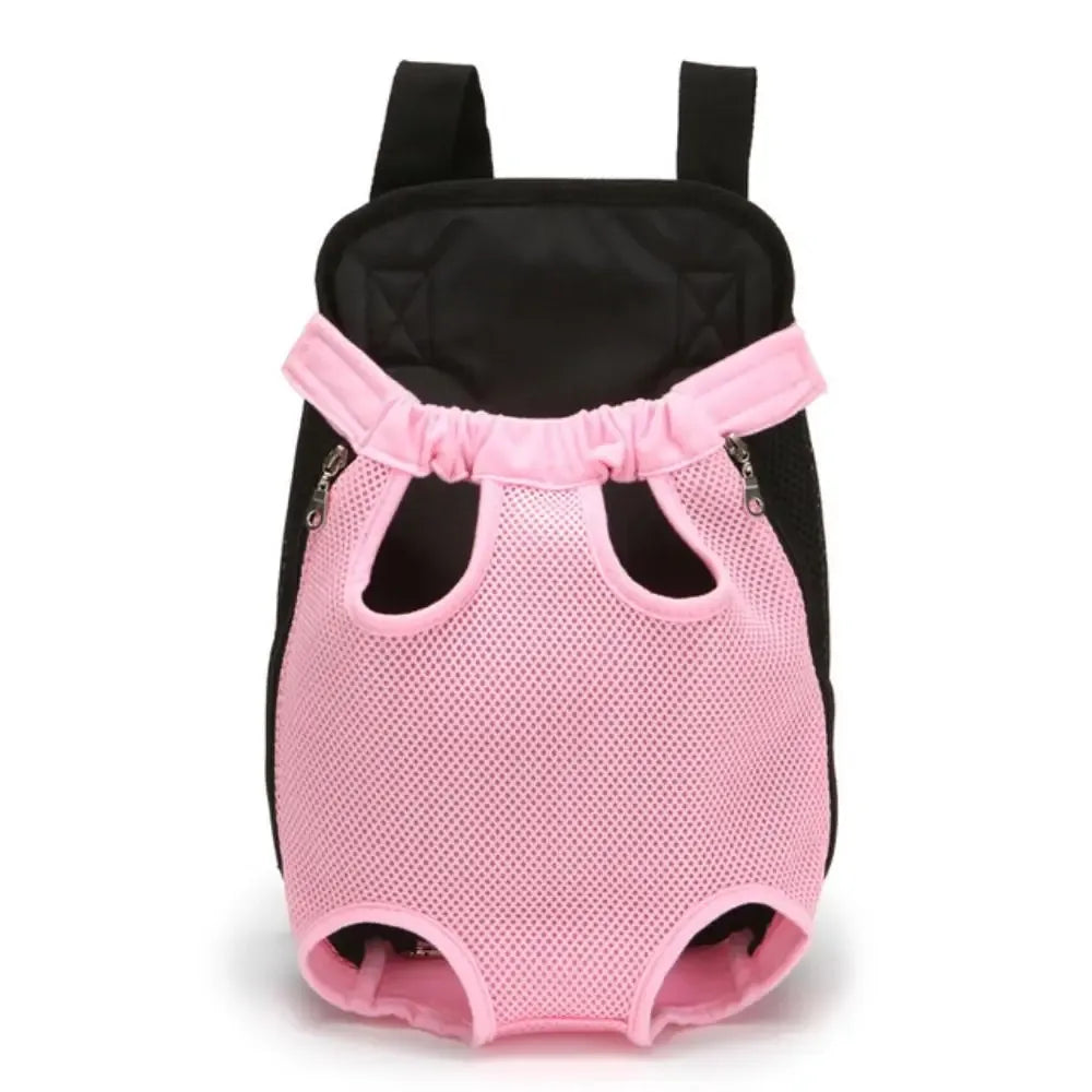 Ademende Pet Carrier met Been en Staart Openingen Verstelbare Riemen voor Kleine Huisdieren Ideaal voor Wandelen en Reizen - Ruffy