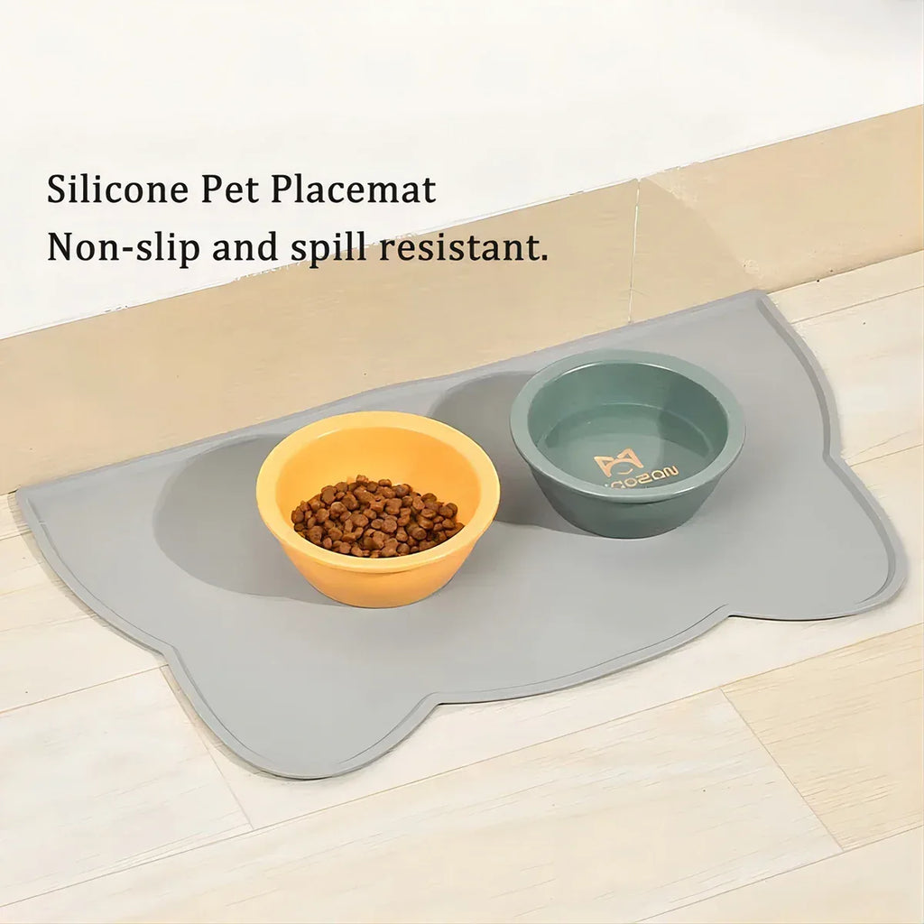 Gemakkelijk Schoon te Maken Siliconen Voermat voor Huisdieren – Waterdicht, Antislip - Ruffy