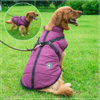 Regenjas Hond Waterdicht Met Warme Fleece En Ingebouwd Tuigje - Ruffy