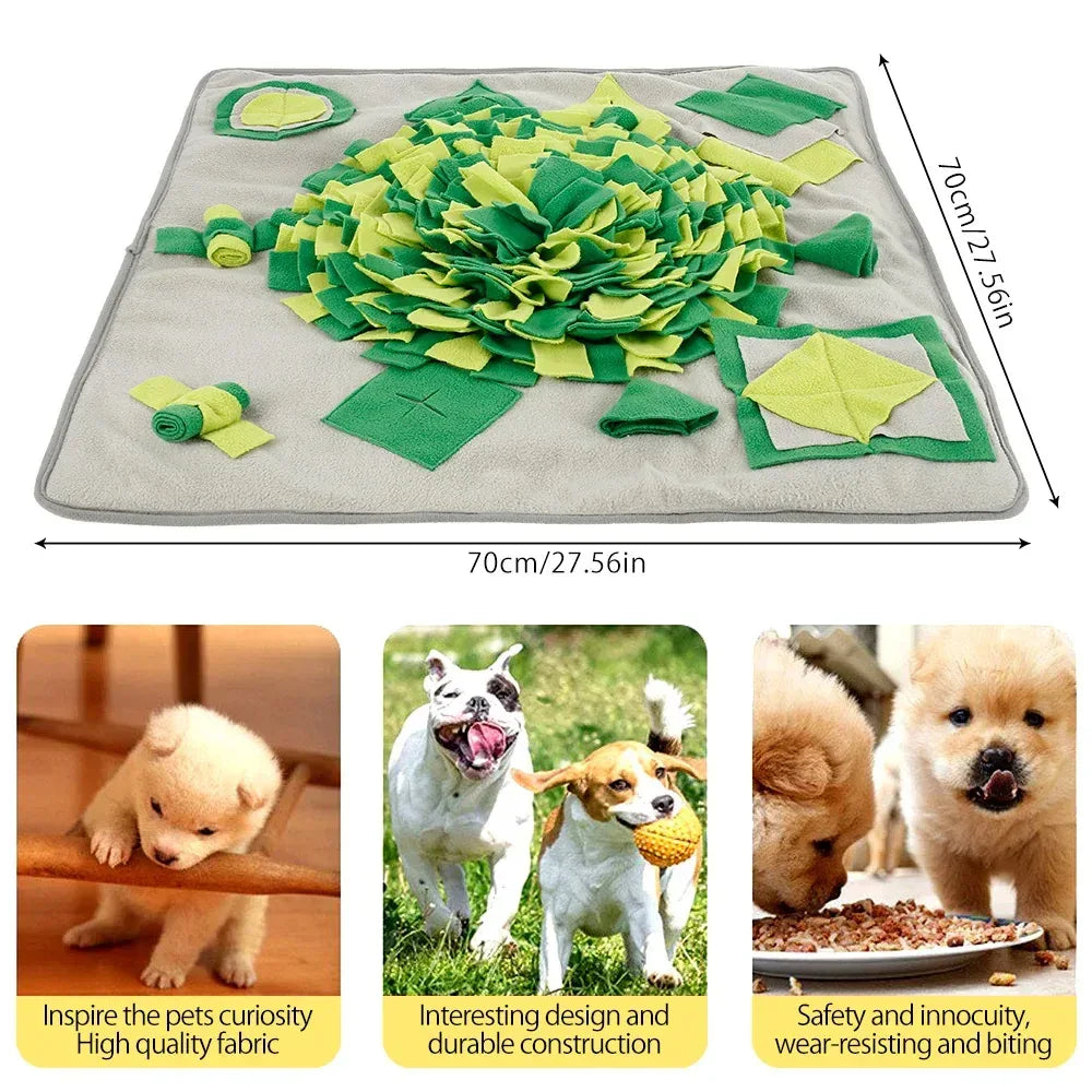 Duurzame Snuffeltrainingsmat Voor Honden - Interactief Langzaam Voerspeelgoed Voor Huisdieren - Ruffy