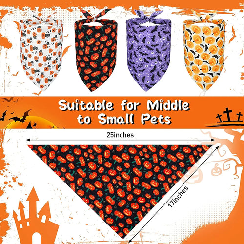 20-delige hondenbandana-set Halloween-ontwerpen Duurzaam polyester Verstelbare pasvorm - Ruffy