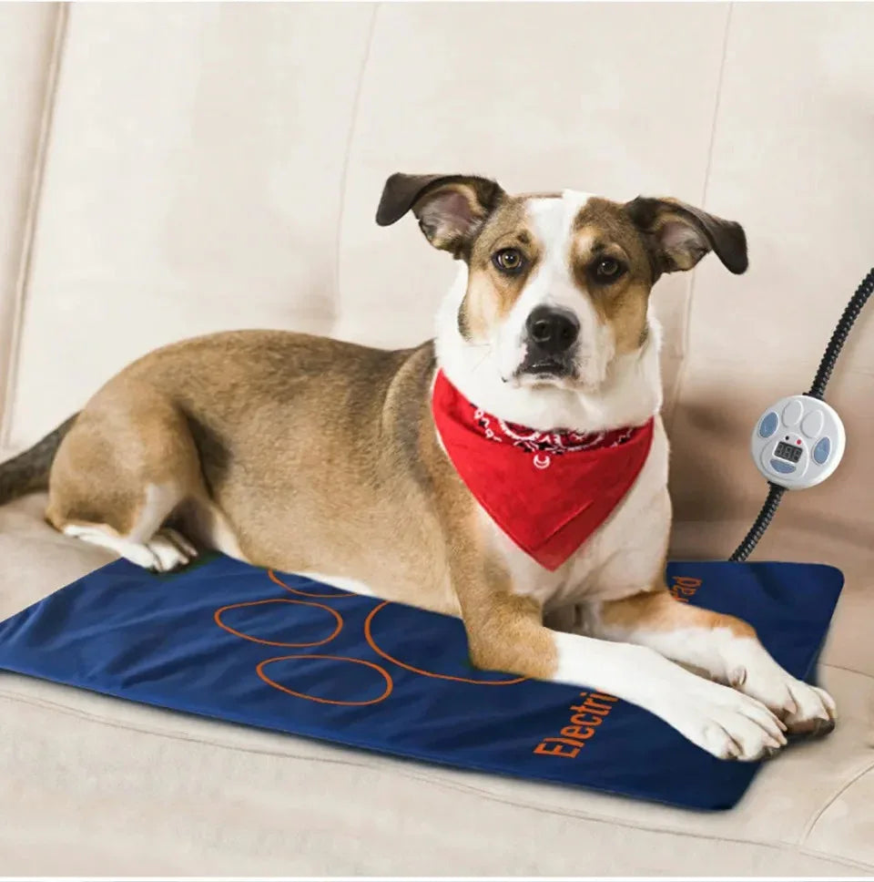 Elektrische Verwarmingsdeken voor Honden Veilig Zacht Duurzaam Geschikt voor Bedden en Kratten 60x45cm - Ruffy