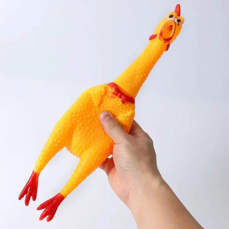 Grappige Schreeuwende Kippen Speelgoed, Duurzaam Plastic Materiaal - Ruffy