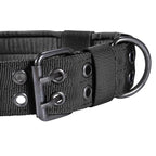 Duurzame tactische halsband, verstelbaar nylon met snelsluiting voor middelgrote honden - Ruffy