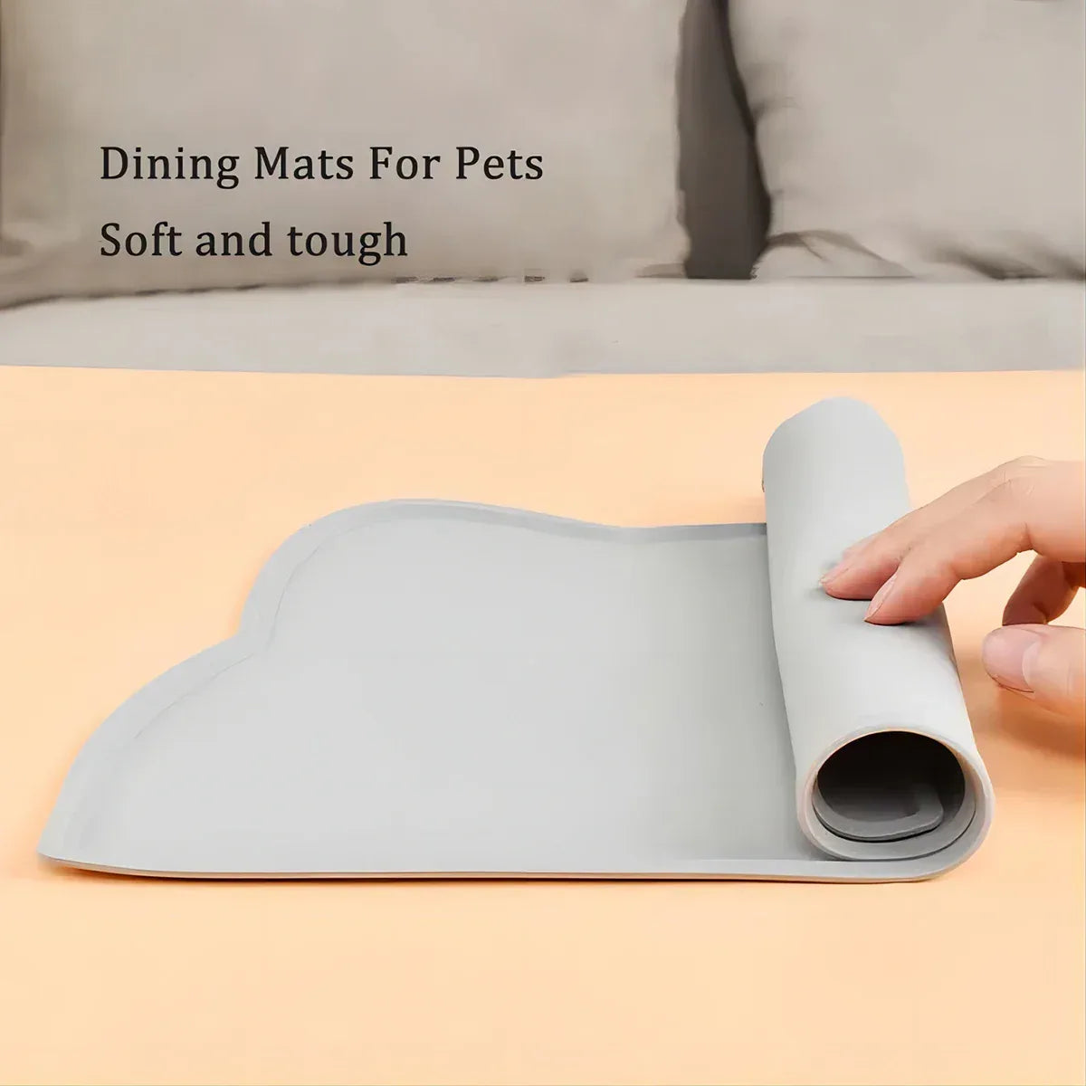 Gemakkelijk Schoon te Maken Siliconen Voermat voor Huisdieren – Waterdicht, Antislip - Ruffy