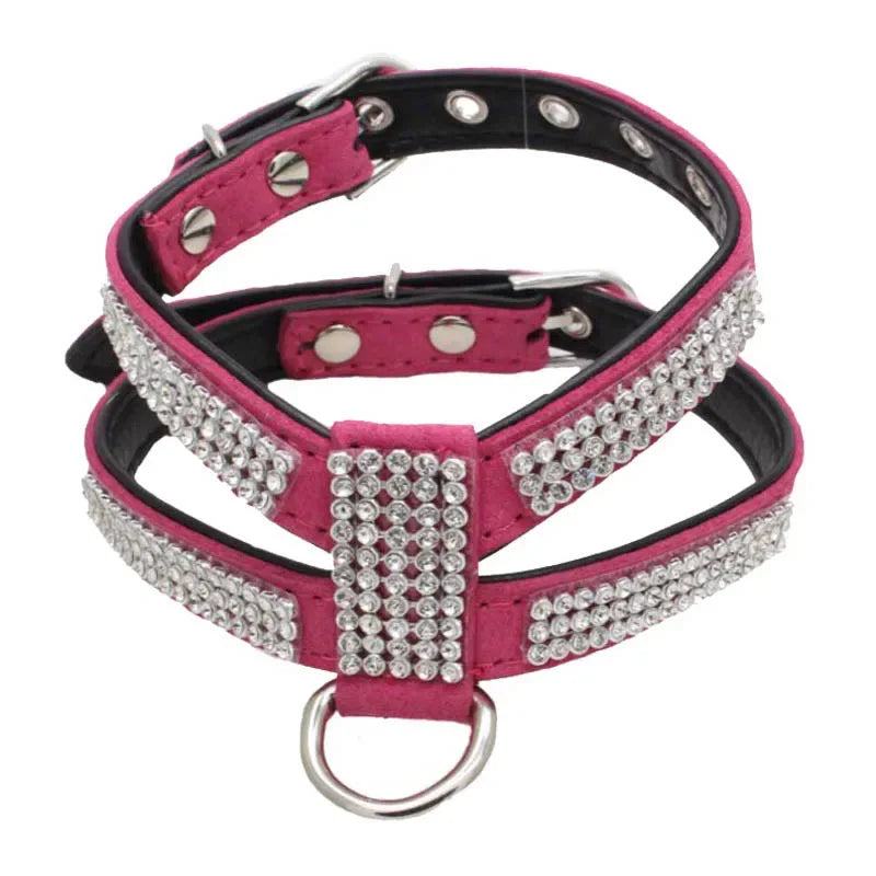 Stijlvol Hondentuig Bling Nepdiamantjes - Ruffy