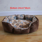 Ultra Zacht Hondenbed Antislip 100% Katoen Lichtgewicht Afwasbaar 37x32cm - Ruffy