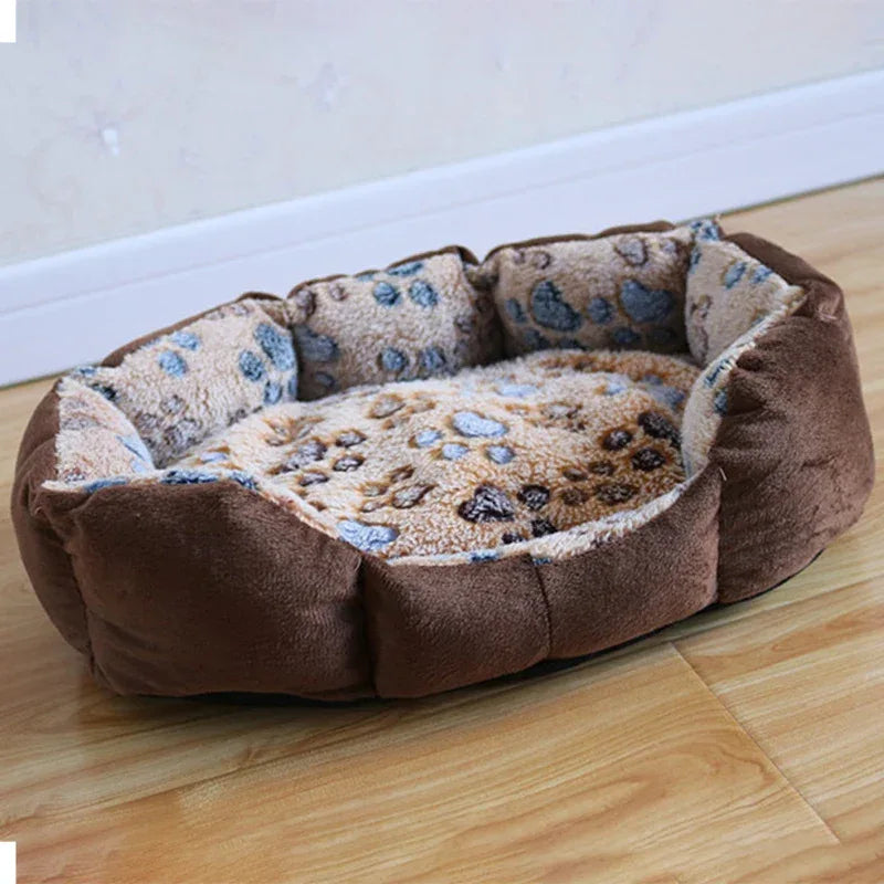 Ultra Zacht Hondenbed Antislip 100% Katoen Lichtgewicht Afwasbaar 37x32cm - Ruffy