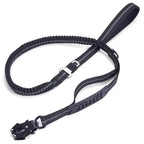 Hondenriem | Tactische Elastische Bungee | Dubbel Handvat | 135–190 cm - Ruffy