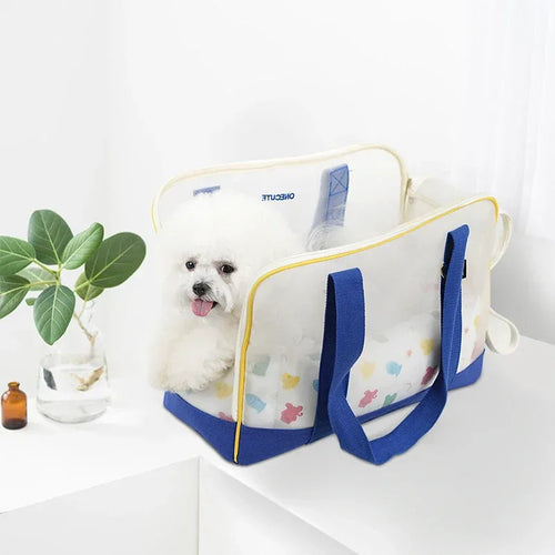 Ademende nylon hondendraagtas voor kleine honden lichtgewicht en stijlvol voor op reis - Ruffy