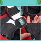 Ademende lichtgewicht Pet Sling Drager met Verstelbare Riem Veilig Ontwerp voor Kleine Honden en Katten - Ruffy