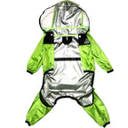 Waterdichte hondenregenjas met transparante capuchon Lichtgewicht polyester in de maten XS-4XL - Ruffy