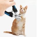 Ergonomische roestvrijstalen nagelknipper met veiligheidsstop voor het nauwkeurig verzorgen van honden en katten - Ruffy