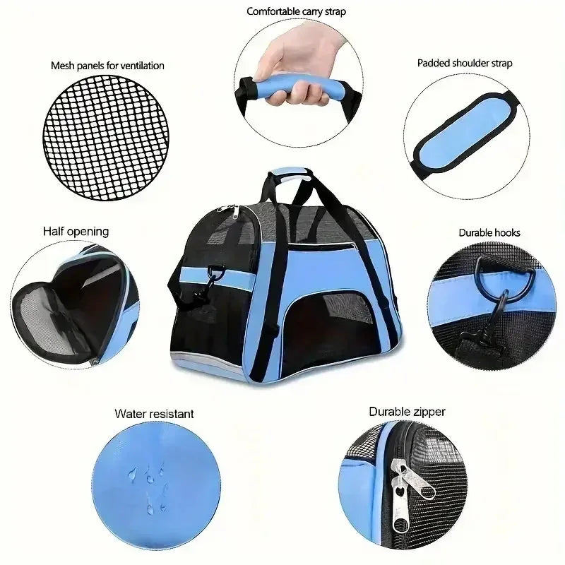 Reis in comfort en stijl met onze duurzame, lichtgewicht pet carrier - Ruffy