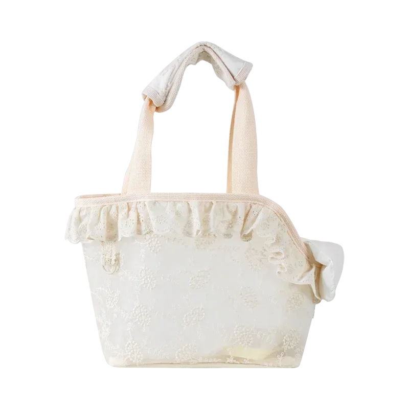Lichtgewicht nylon bloemendraagtas met kussen voor kleine honden tot 5 kg ademend ontwerp - Ruffy