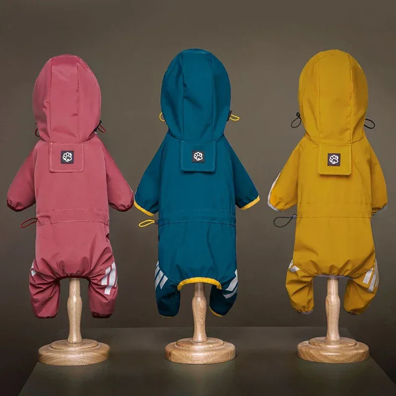 Ademend Reflecterend Hond Waterdicht Polyester Ontwerp in Maten S-2XL Meerdere Kleuren - Ruffy
