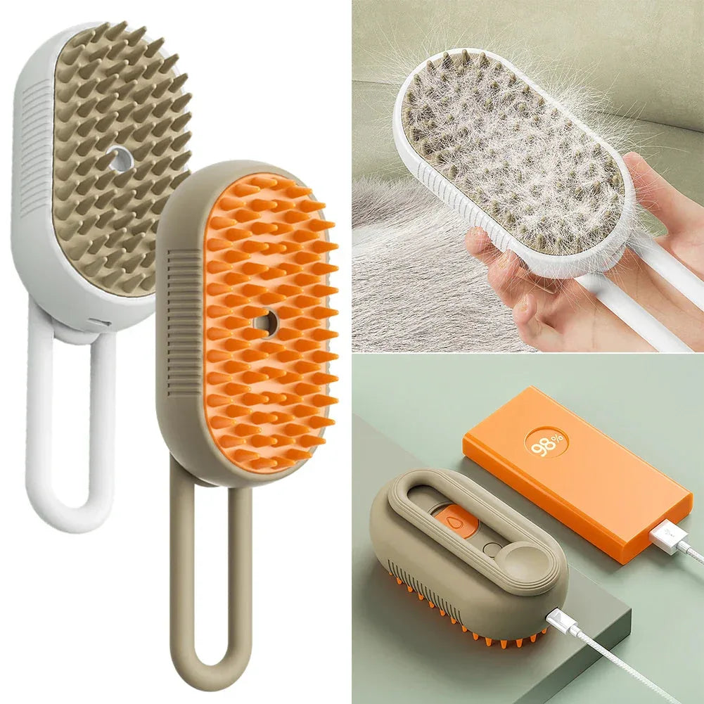 Honden Stoomborstels | Dieptereiniging Verzorgingstool | Draadloos Oplaadbaar - Ruffy