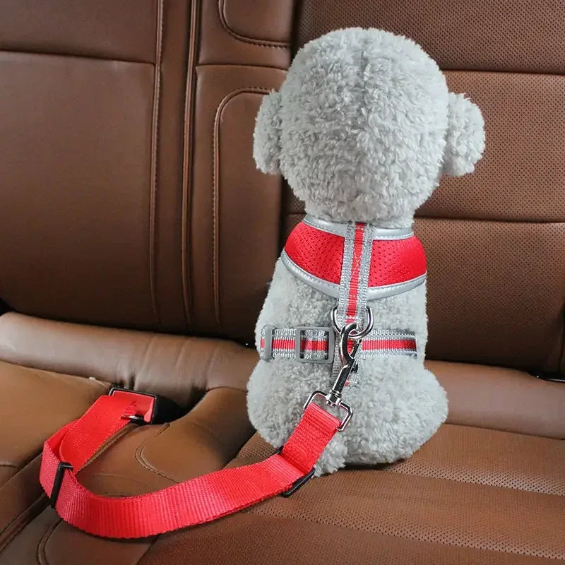 Autogordel voor Huisdieren – Verstelbaar Veiligheidsharnas voor Honden – Duurzaam Nylon voor Comfort en Bescherming tijdens Autoritten - Ruffy