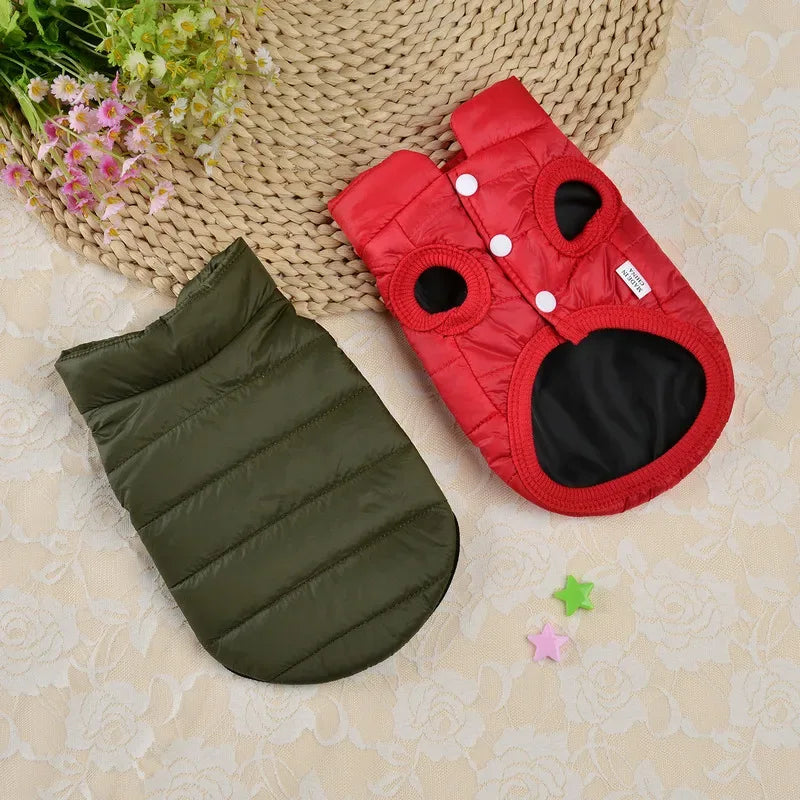 Warm Polyester Hondenvest Lichtgewicht Herfst Winter Kleding in XS-2XL Meerdere Kleuren - Ruffy