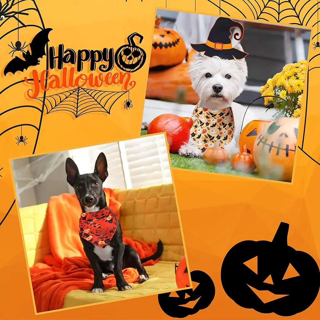 20-delige hondenbandana-set Halloween-ontwerpen Duurzaam polyester Verstelbare pasvorm - Ruffy