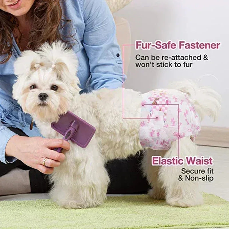 Superabsorberende wegwerpluiers voor honden met lekvrije barrières - Ruffy