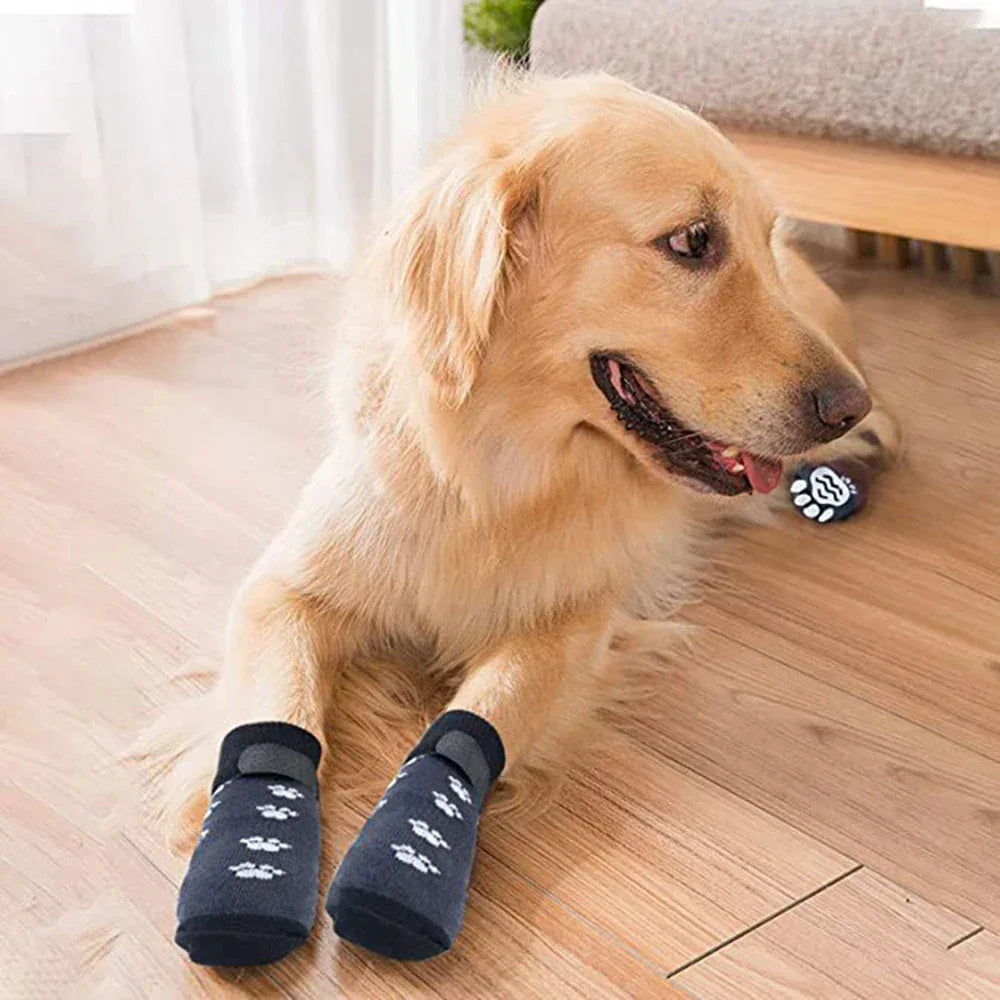 Zachte katoenen hondensokken antislip warm en stijlvol beschermend ontwerp - Ruffy