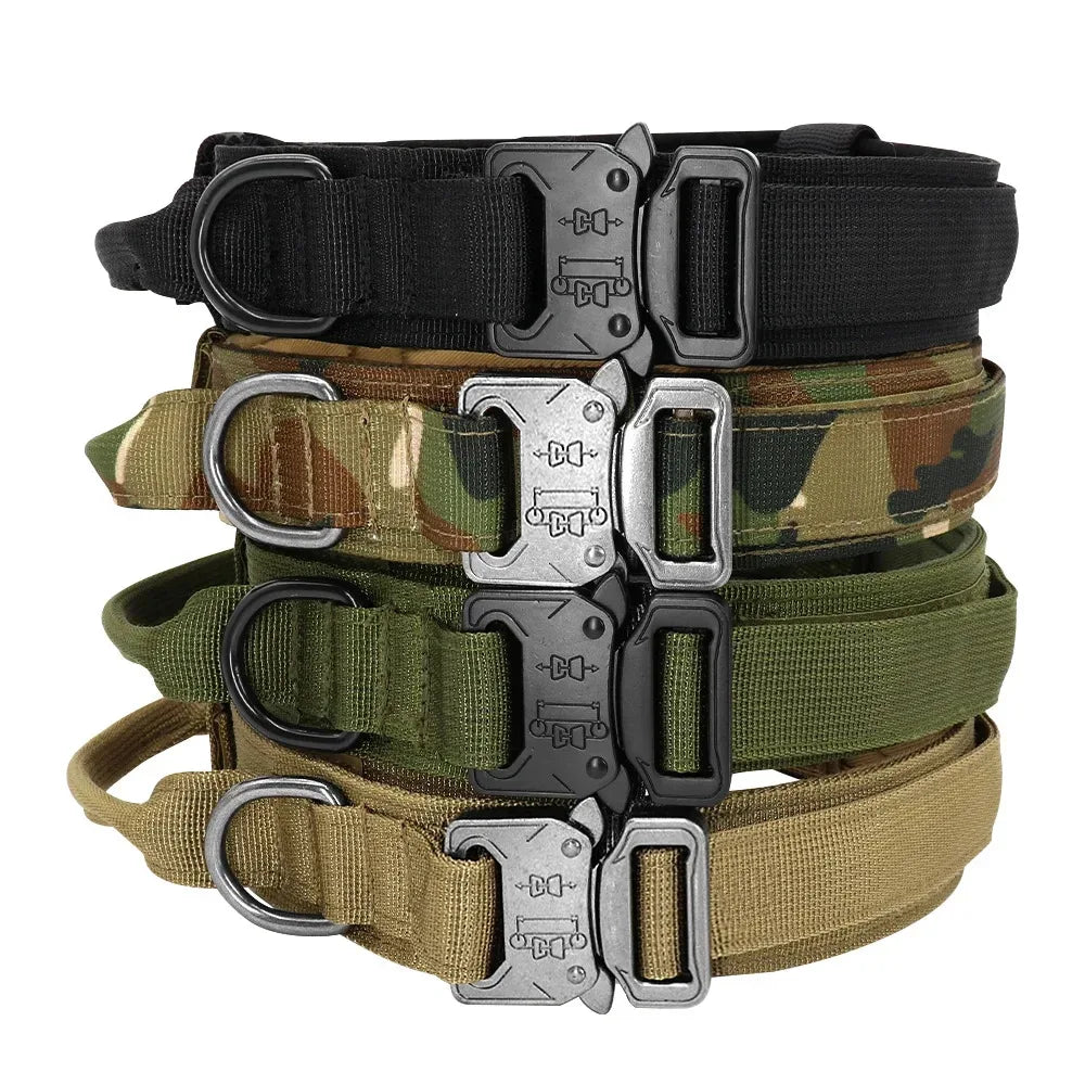 Duurzame nylon halsband met ontsnappingsfunctie Zacht gewatteerd Verstelbare maten M-XL - Ruffy