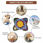 Snuffelmat voor honden Interactieve pluche Slow Feeder Machinewasbaar met draagbaar ontwerp - Ruffy