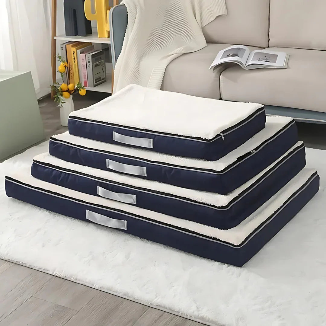Luxe Slaapbank voor Huisdieren Pluche Comfort Maatopties Huisdiervriendelijke Materialen Gratis Verzending - Ruffy