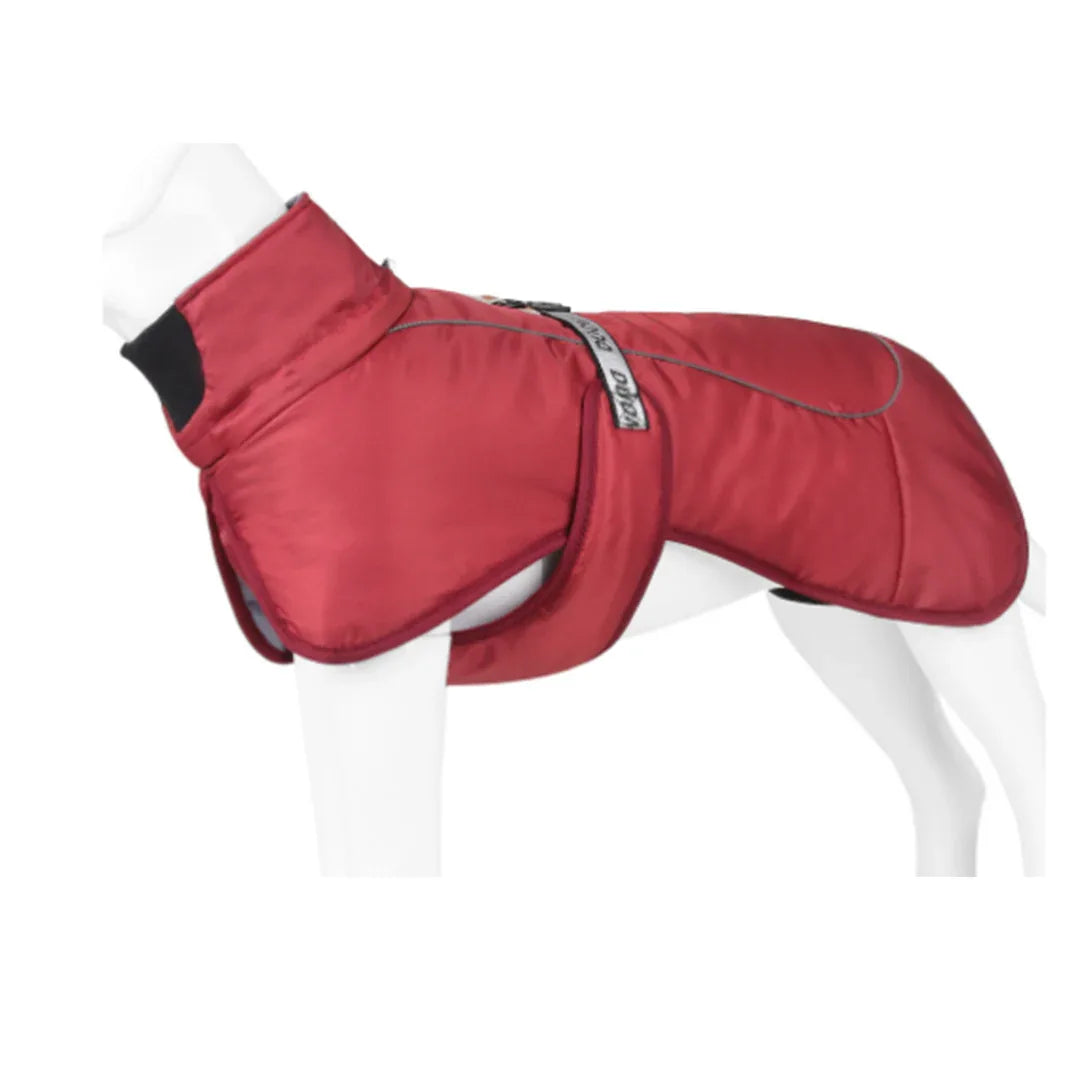 Waterdichte Winterjas Voor Grote Honden Warm Gewatteerd Reflecterend Volledige Dekking Machinewasbaar - Ruffy