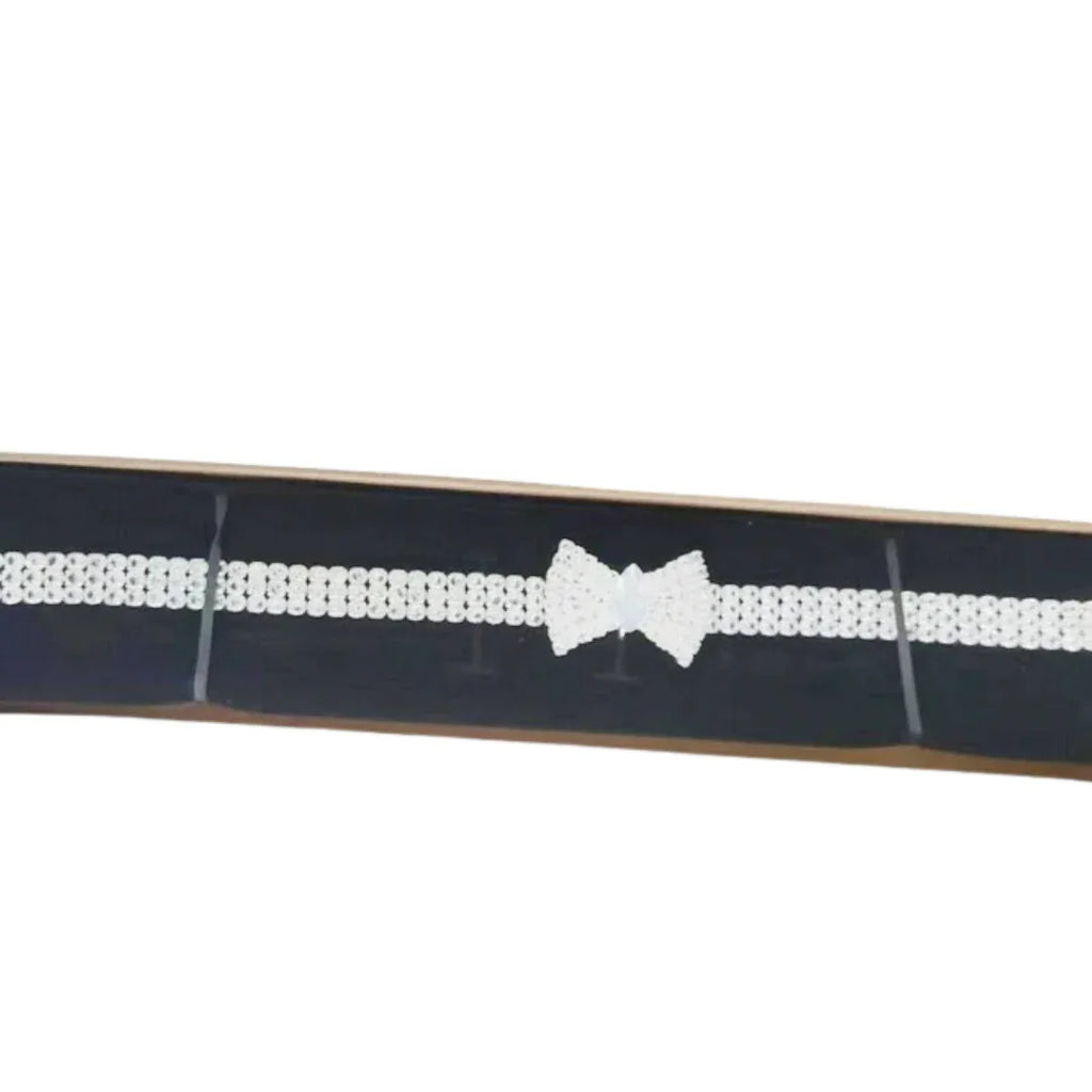 Verstelbare Vlinderhalsband en Halsband Set Stijlvol Roségouden Karabijnsluiting Duurzaam Metaal - Ruffy