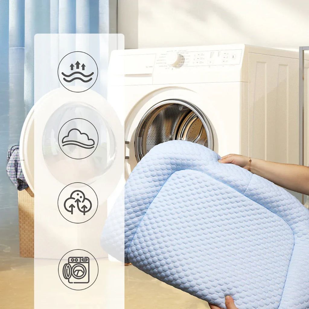 Superzacht Verkoelend Hondenbed met Traagschuim Wasbaar en Ademend Ontwerp - Ruffy