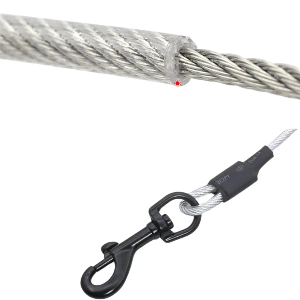 Sterke Staaldraad Hondentraining P-ketting Leiband - Ruffy
