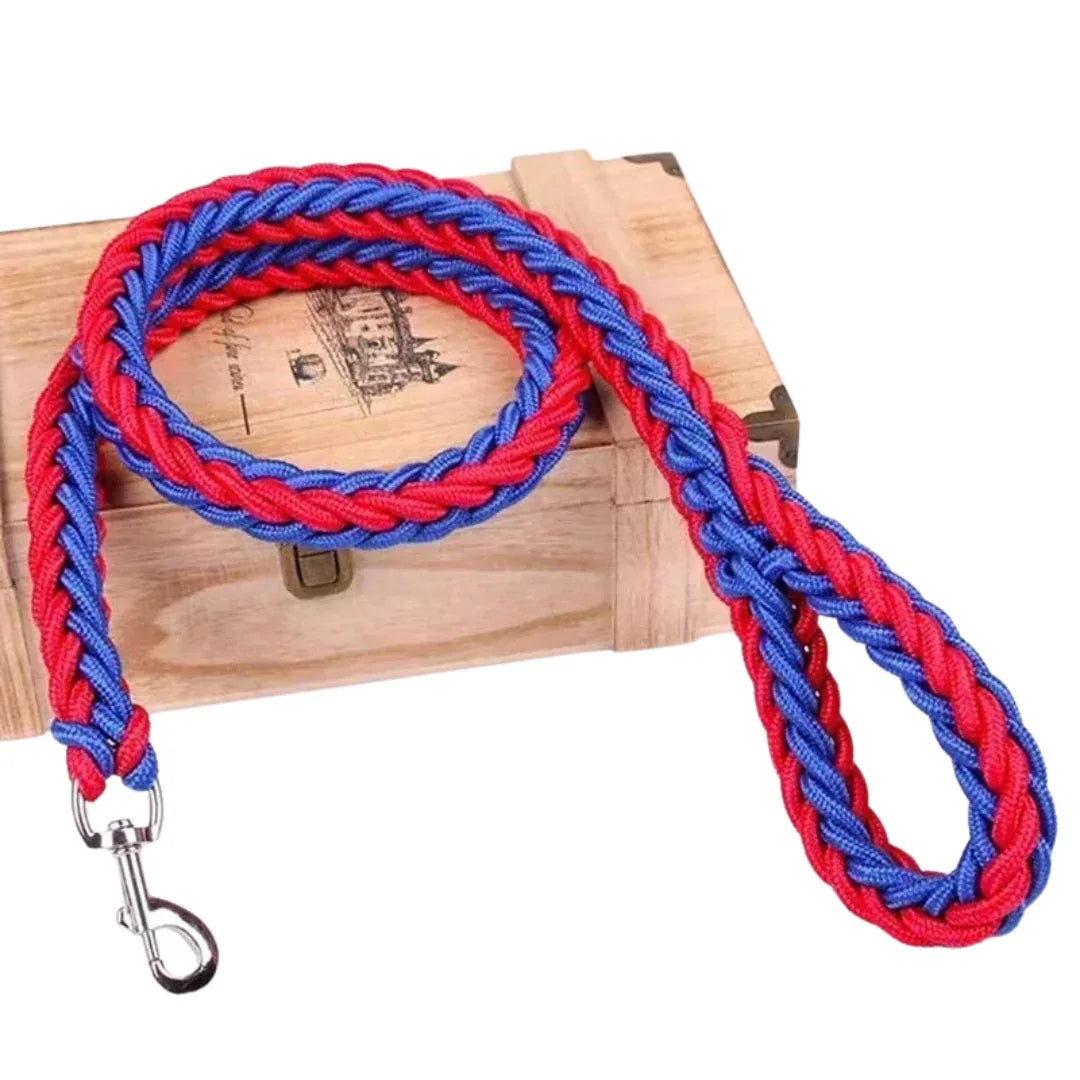 Hondenriem | Sterk Geweven Nylon | Heavy Duty | Middelgrote & Grote Honden - Ruffy